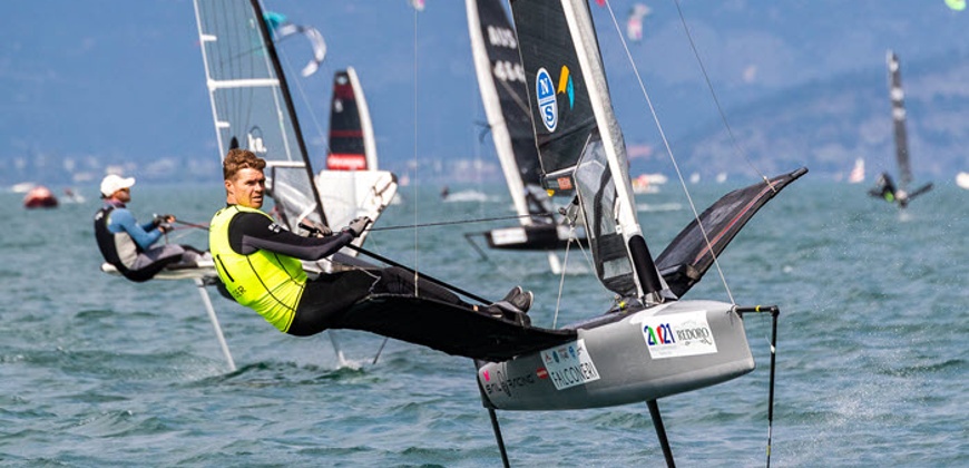 Top 6 placings at 2021 Moth Worlds